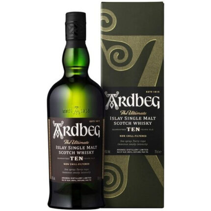 WHISKY MALTE ARDBEG 10 ANOS 70 CL